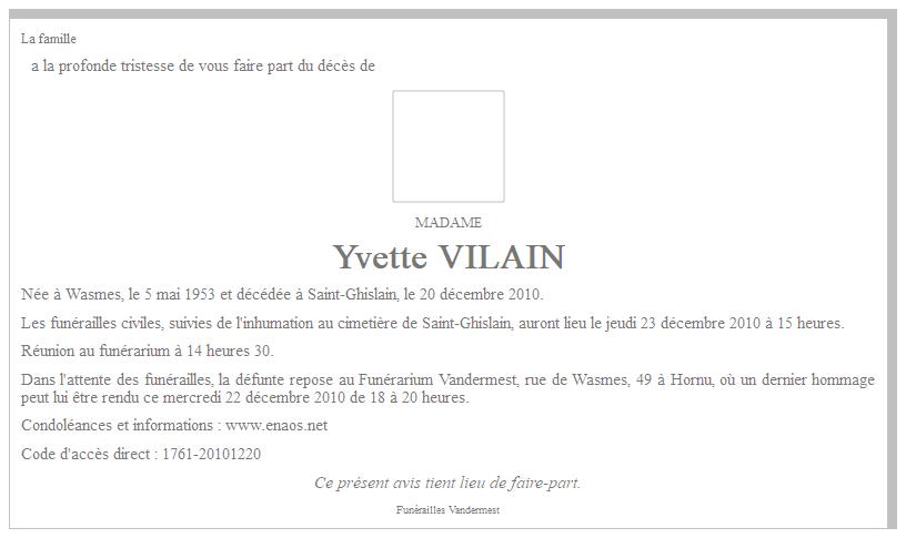 Image Annonce nécrologique