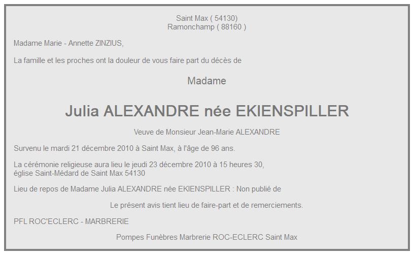 Image Annonce nécrologique