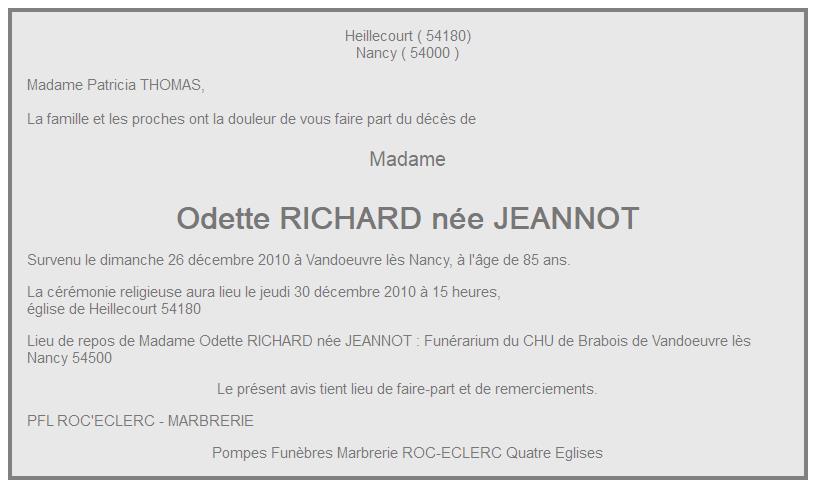 Image Annonce nécrologique