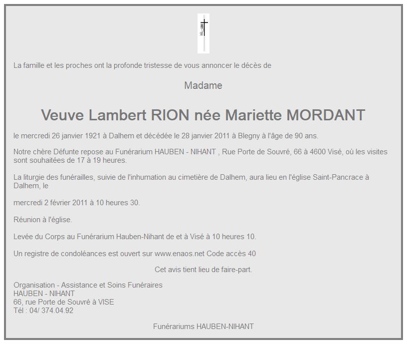 Image Annonce nécrologique