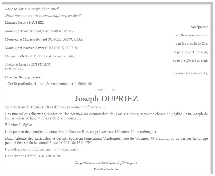 Image Annonce nécrologique