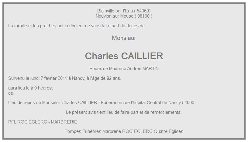 Image Annonce nécrologique