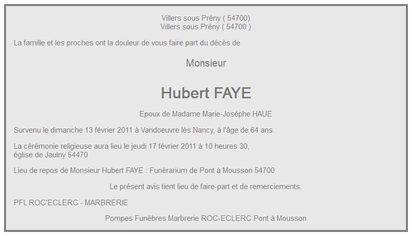 Image Annonce nécrologique