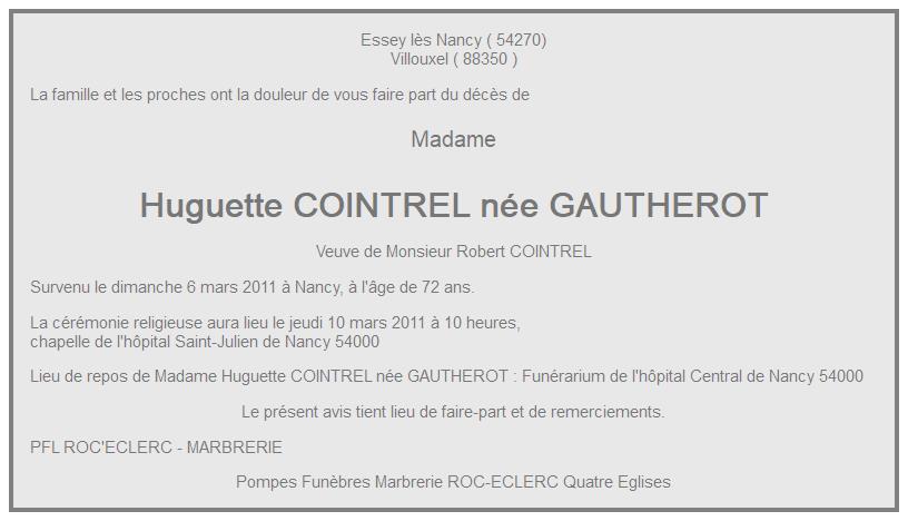 Image Annonce nécrologique