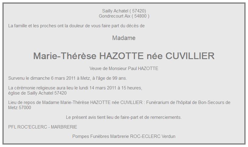 Image Annonce nécrologique