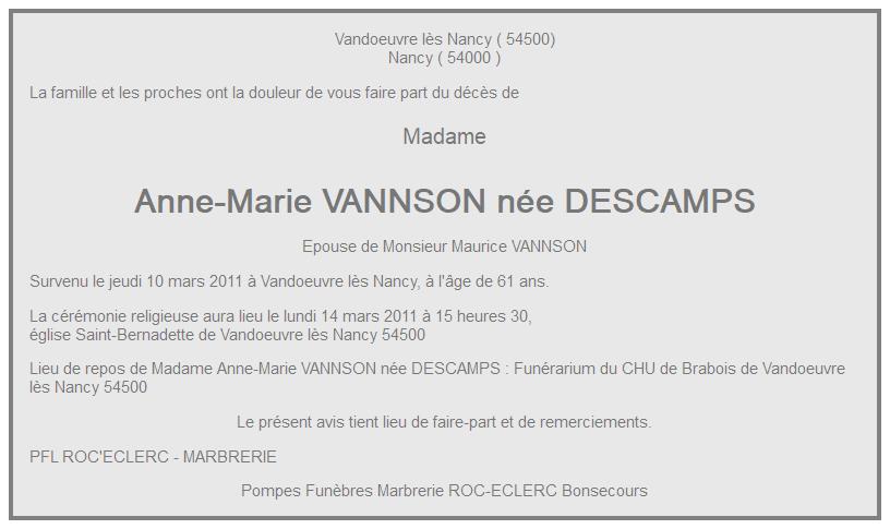 Image Annonce nécrologique