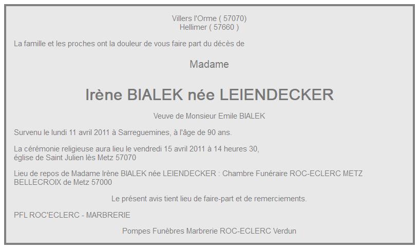 Image Annonce nécrologique