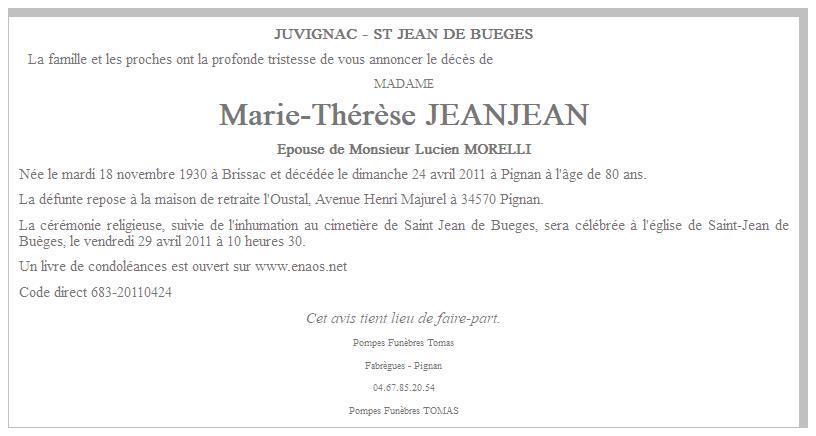 Image Annonce nécrologique