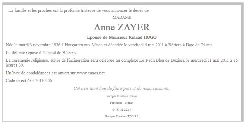 Image Annonce nécrologique