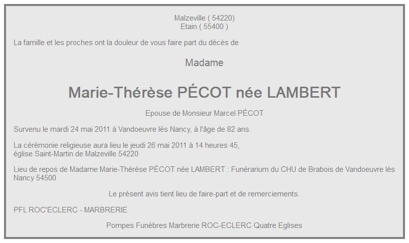 Image Annonce nécrologique