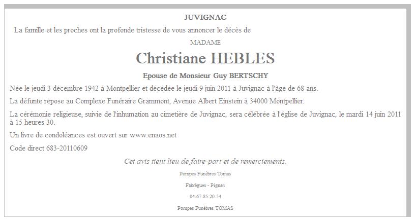 Image Annonce nécrologique