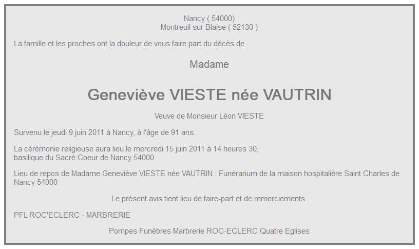 Image Annonce nécrologique