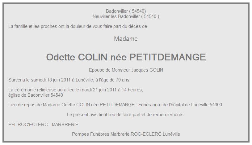 Image Annonce nécrologique