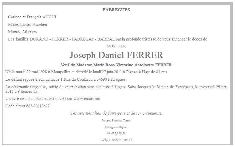 Image Annonce nécrologique