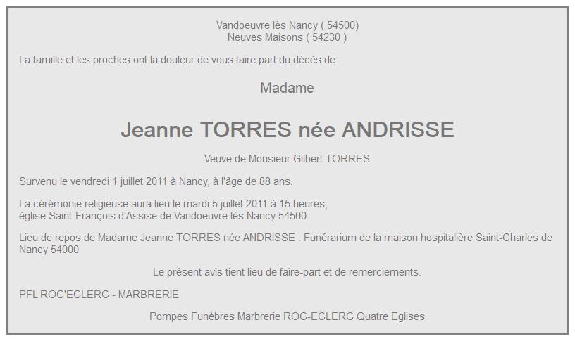 Image Annonce nécrologique
