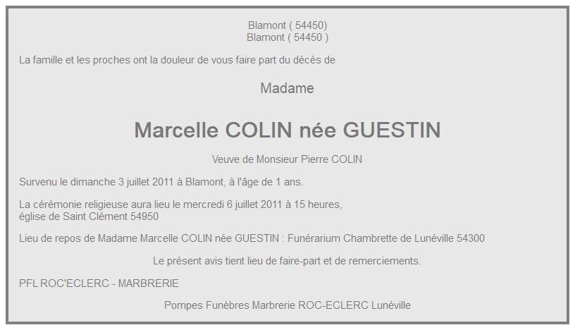 Image Annonce nécrologique