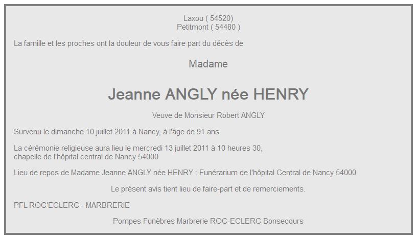 Image Annonce nécrologique