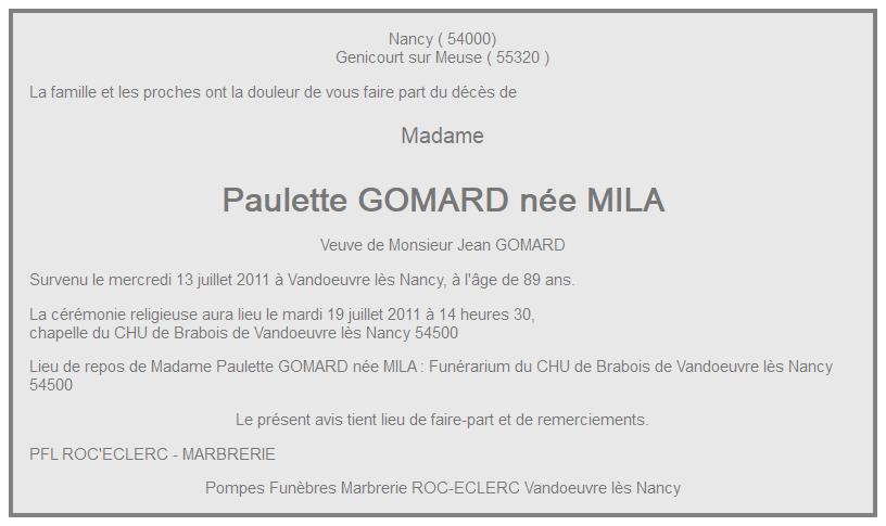 Image Annonce nécrologique