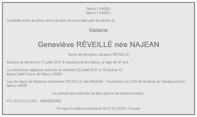 Image Annonce nécrologique