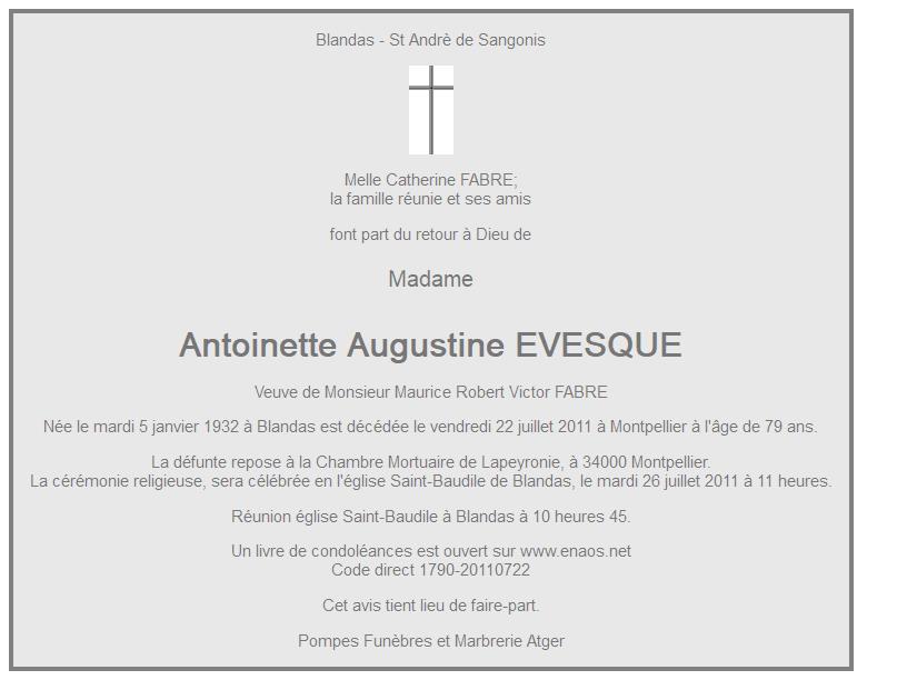 Image Annonce nécrologique