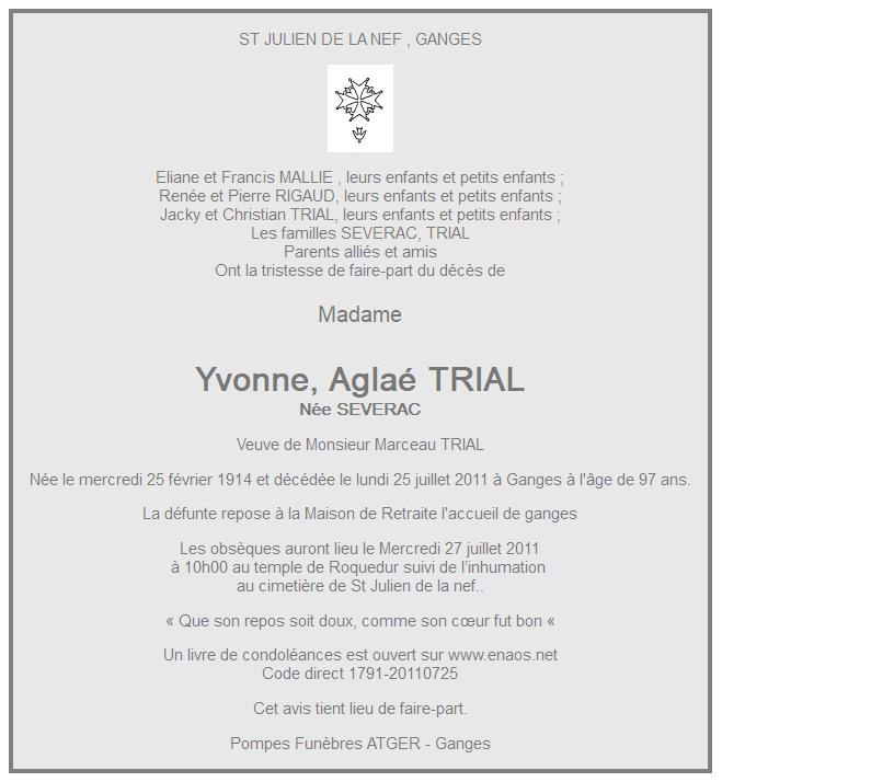 Image Annonce nécrologique