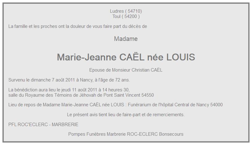 Image Annonce nécrologique
