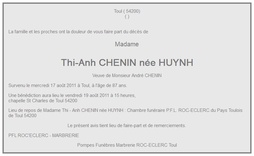 Image Annonce nécrologique