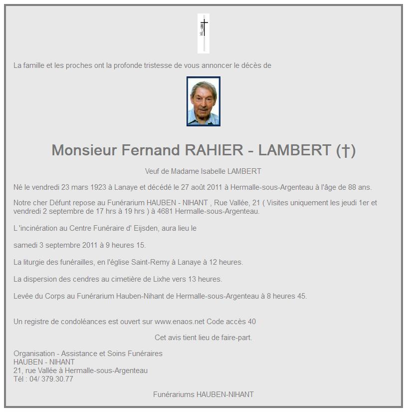 Image Annonce nécrologique