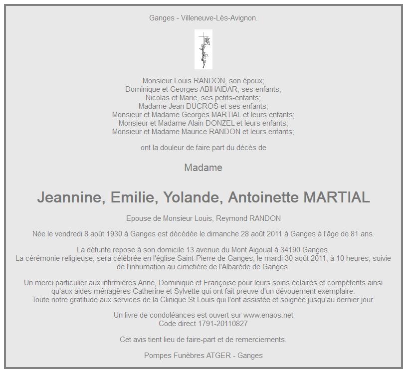 Image Annonce nécrologique