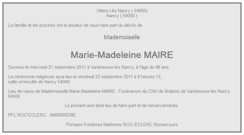 Image Annonce nécrologique