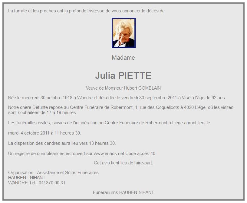 Image Annonce nécrologique