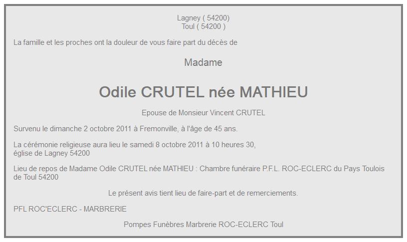 Image Annonce nécrologique