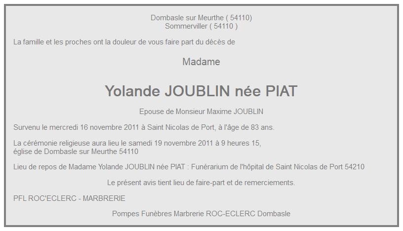 Image Annonce nécrologique