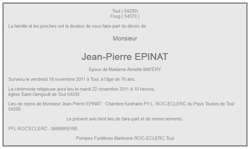 Image Annonce nécrologique