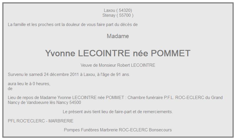 Image Annonce nécrologique