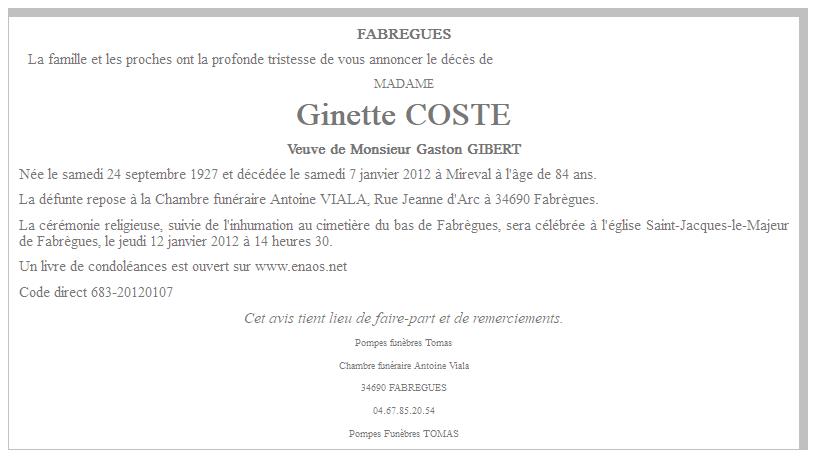 Image Annonce nécrologique