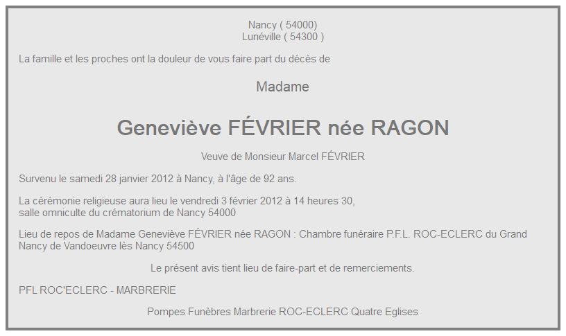 Image Annonce nécrologique
