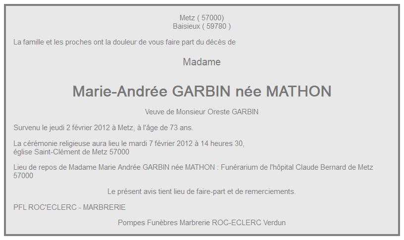 Image Annonce nécrologique