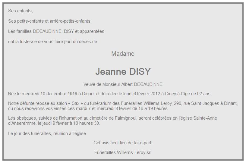 Image Annonce nécrologique