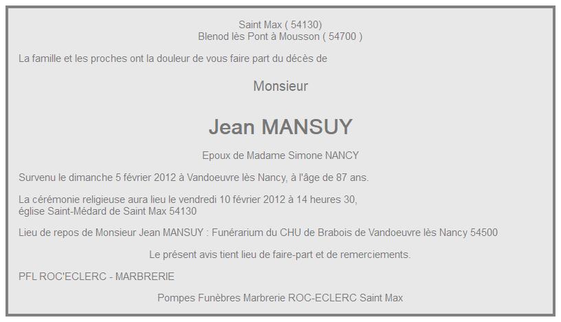 Image Annonce nécrologique