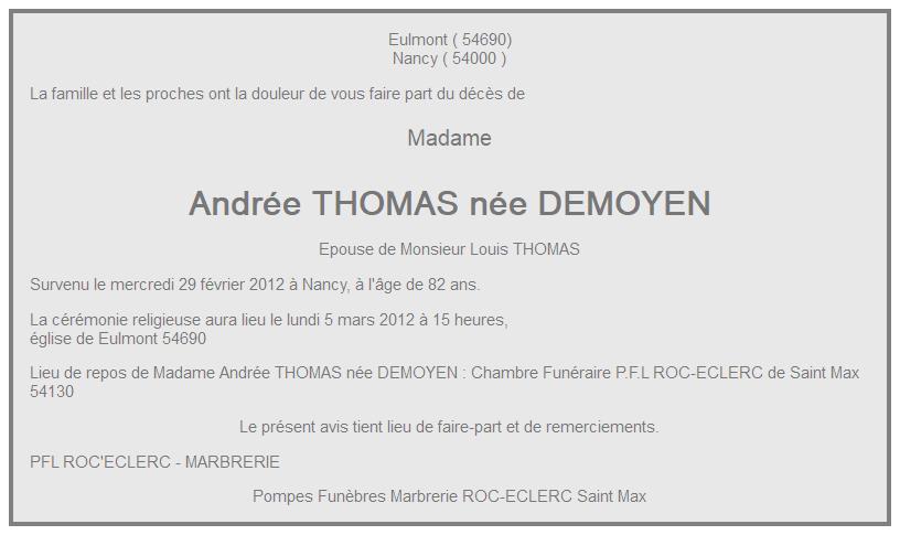 Image Annonce nécrologique