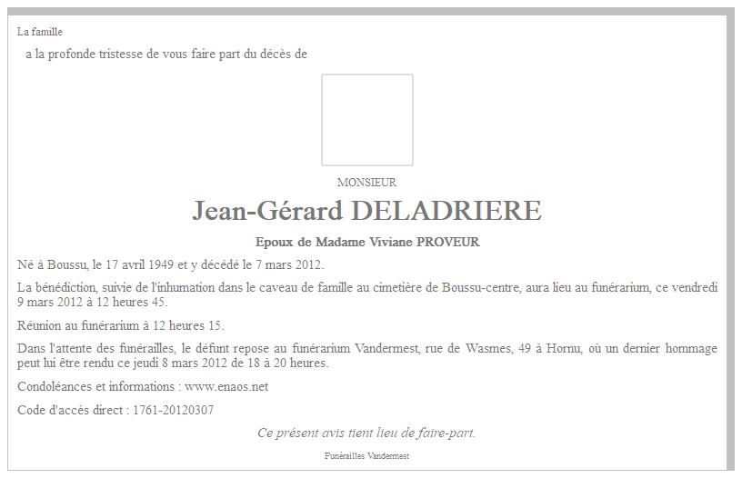 Image Annonce nécrologique