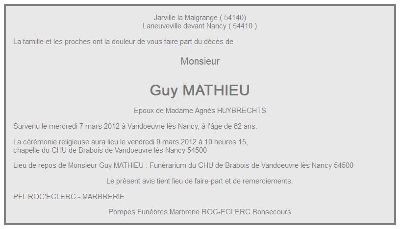 Image Annonce nécrologique