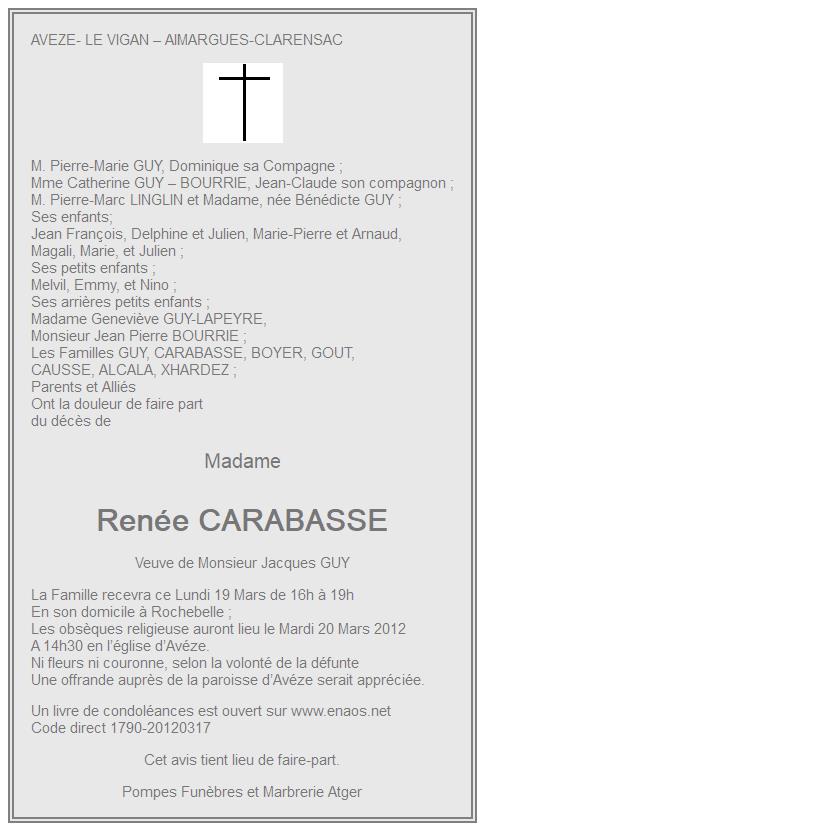 Image Annonce nécrologique