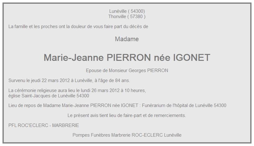 Image Annonce nécrologique