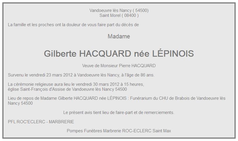 Image Annonce nécrologique