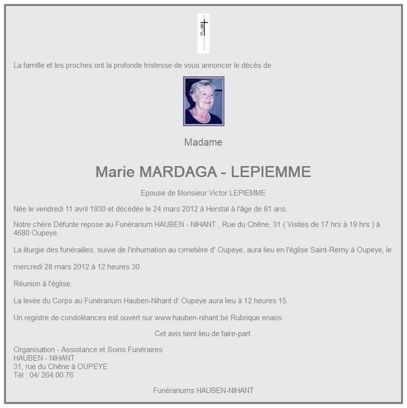 Image Annonce nécrologique