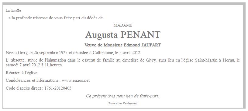 Image Annonce nécrologique