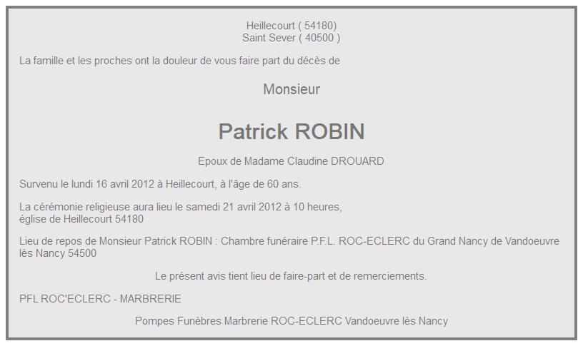 Image Annonce nécrologique