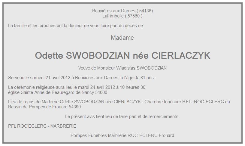 Image Annonce nécrologique